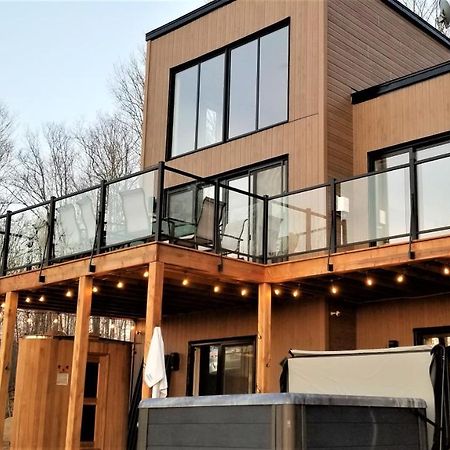 Villa Chalet Serenity - Mont Tremblant Ski - Spa Sauna Wifi Tv Privet Chic Modern House à La Conception Extérieur photo